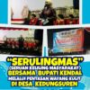 BNN KENDAL SERUKAN SERULING MAS (SERUAN KELILING MASYARAKAT) PADA KEGIATAN MERTI DESA DI KEDUNGSUREN